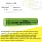 Exell Battery 1.2V NIMH AAA 1000mAh Rechargeable Flat Top Battery EBC-526-0 - alternate 5